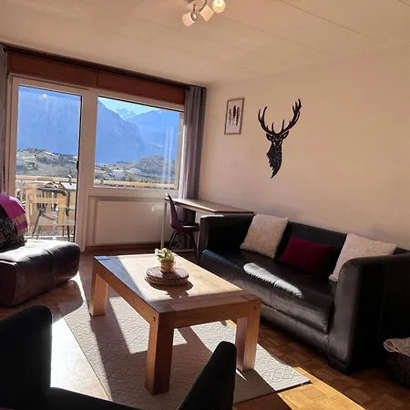 Appartement Besso Miège Spacieux, Situation Idéale Pour Visiter Le Valais Veyras