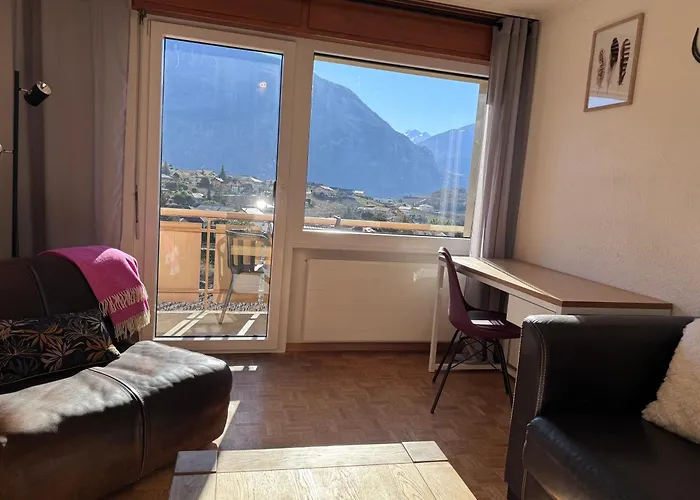 شقة Besso Miege Spacieux, Situation Ideale Pour Visiter Le Valais Veyras